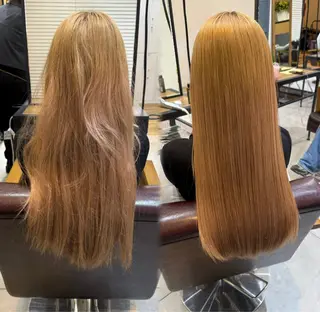 ロング 🌼中島　羽菜🌼 透明感爆誕カラー💖のヘアスタイル