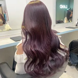 セミロング カラー 【美髪矯正/絹髪】 🎀hinano🎀のヘアスタイル