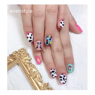 ショート ネイル 👑enen style👑のネイルデザイン