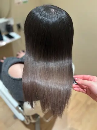 ミディアム 中島愛佳🐥⸒⸒ 縮毛矯正/艶髪カラーのヘアスタイル