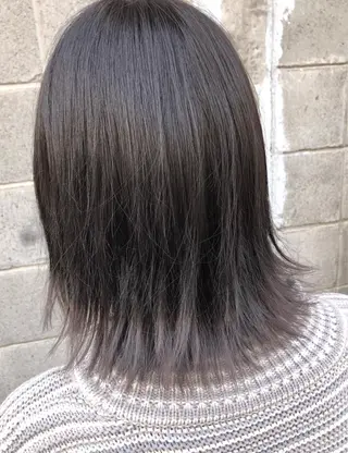 カラー ダブルスキルエクステ /羽エクステ白石宇由のヘアスタイル