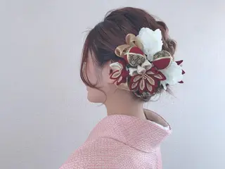 ヘアアレンジ 谷口ゆめ/縮毛矯正/ 大人女子/眉ワックスのヘアスタイル