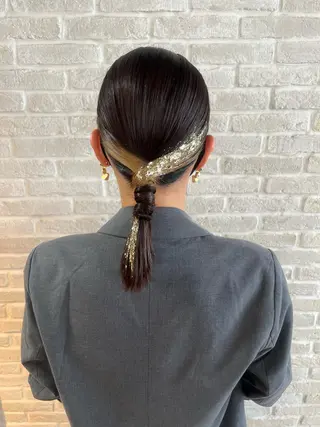 セミロング ヘアアレンジ Topstylist YUKIのヘアスタイル