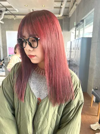 カラー 🤍垢抜け♡透明感 カラーmoeka🤍のヘアスタイル