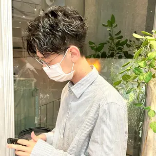 パーマ メンズ 🔥メンズショート 職人🔥大澤龍也のヘアスタイル