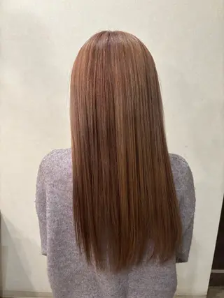 ロング カラー 河田 綺香のヘアスタイル