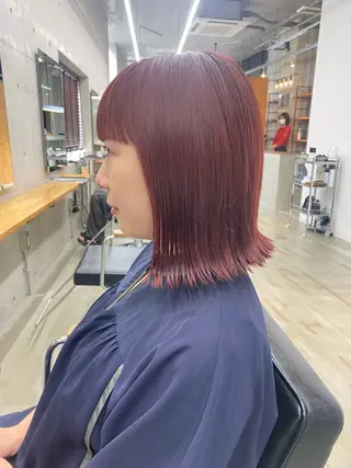 ミディアム カラー ヘアアレンジ son hair HIROEのヘアスタイル