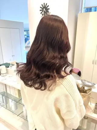 ロング カラー ParveMix 岡本えりかのヘアスタイル