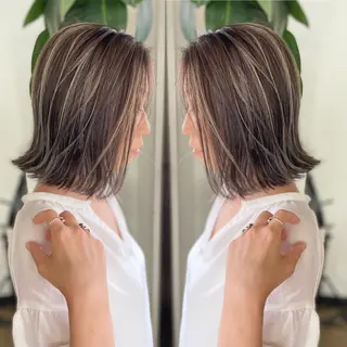 ミディアム カラー ｎ／ｍ所属・桜木町駅徒歩5分 横浜隣駅のヘアスタイル