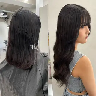 ロング Tint by alo所属・🐰FUMINA🐰 カットモデルのヘアスタイル