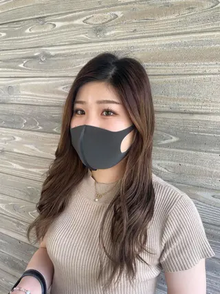 マツエク・マツパ KAREN/ 透明感カラーのヘアスタイル