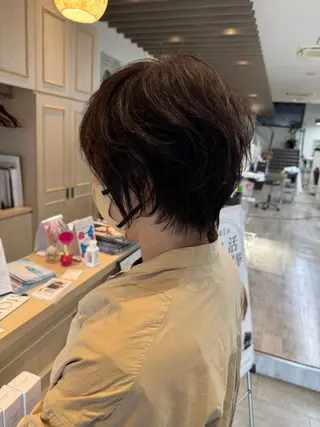 ショート ショート/ボブ パーマ/中原のヘアスタイル