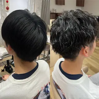 パーマ メンズ 高橋 香奈のヘアスタイル