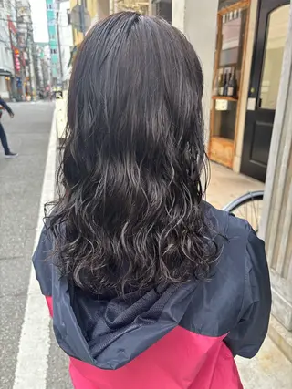 ロング パーマ 水原波津輝/ボブ /ニュアンスパーマのヘアスタイル