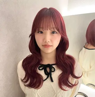 ロング カラー ヒビキ/モテ×愛され /ブリーチ特化のヘアスタイル
