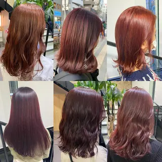 ロング カラー ヘアアレンジ TSUNA 🌙 Lim 五反田のマツエク・マツパデザイン