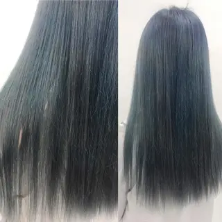 ロング カラー パーマ ヘアアレンジ メンズ 神山 昌子のヘアスタイル