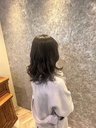ミディアム カラー soi 💜AYAKOのヘアスタイル