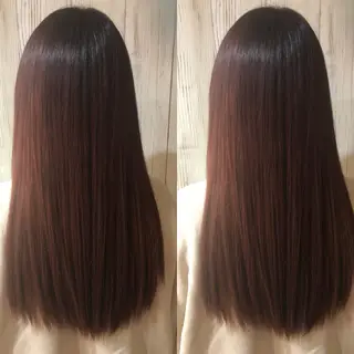 ロング カラー パーマ ヘアサロンオスカー 岸和田蛸地蔵店のヘアスタイル