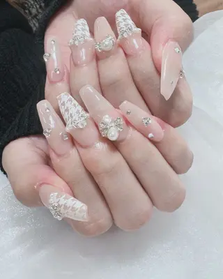 ネイル candy nail 韓国風ワンホンネイルのネイルデザイン