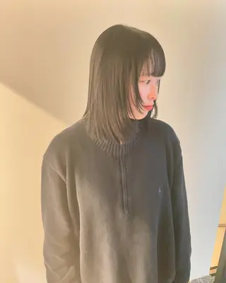 ミディアム カラー ニュアンスカラー🫧 加納のヘアスタイル