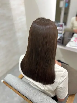ロング カラー ヘアアレンジ 髪質改善&艶感カラー 🪄岡井美結のヘアスタイル