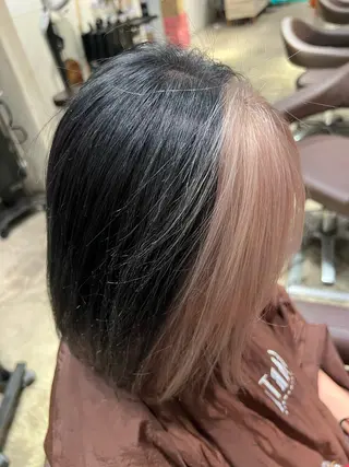 カラー HAIR＆MAKE EARTH  戸塚店所属・透明感デザインカラー /髙橋/白髪ぼかし可のヘアスタイル