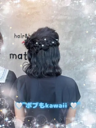 ヘアアレンジ mata-L23 かのんのヘアスタイル