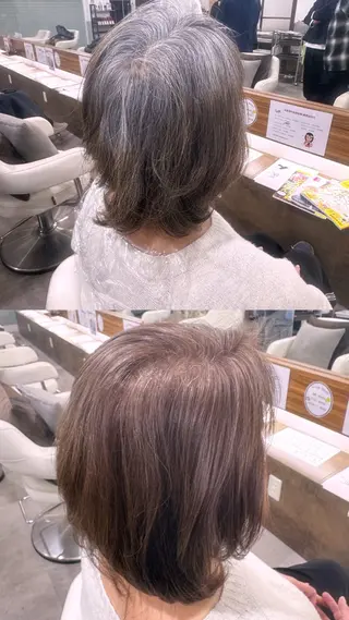 カラー ★モデル募集 星来★のヘアスタイル