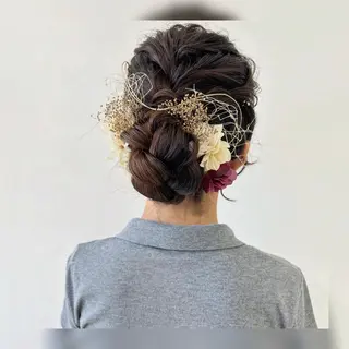 ロング お子様と美容室🧸 HidamaRi絢菜のヘアスタイル