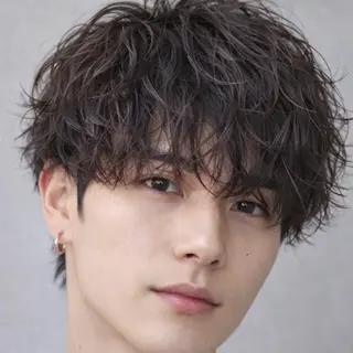パーマ メンズ メンズ清潔感のプロ 💈メンズパーマ藤田のヘアスタイル