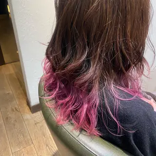 セミロング アオトソラ いしざかのヘアスタイル