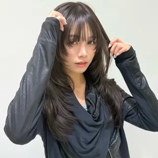 ロング 韓国𝐻𝑎𝑖𝑟 🇰🇷🖤ハラのヘアスタイル