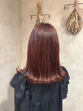 セミロング 廣末 千菜のヘアスタイル