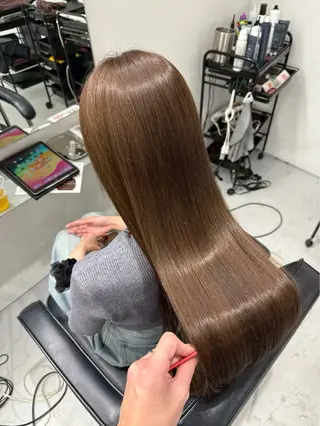 ロング カラー カラーモデル募集中 /新潟万代/かこ🩵のヘアスタイル