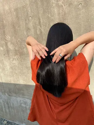ロング 吉武 茂暉のヘアスタイル