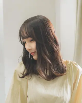 セミロング 【赤坂】髪質改善✨ 矢口嵩人のヘアスタイル