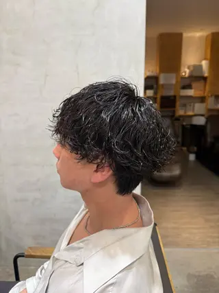 ミディアム パーマ メンズ 🔥KOSEI🔥 波巻き/ツイスパのヘアスタイル