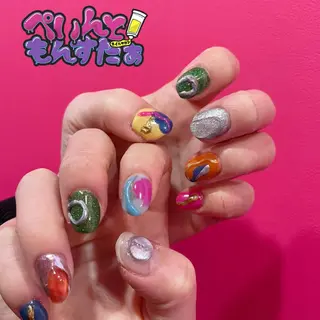 ネイル ぺいんともんすたぁ 鶴橋のネイルデザイン