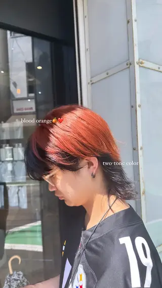 カラー メンズ こがねざわみさき 🦭透明感カラーのヘアスタイル