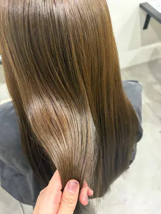 カラー ストレート/カラー 特化雪本☃️のヘアスタイル