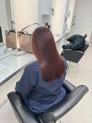 ロング カラー ブリーチ/艶カラー 💎koharu💎のヘアスタイル