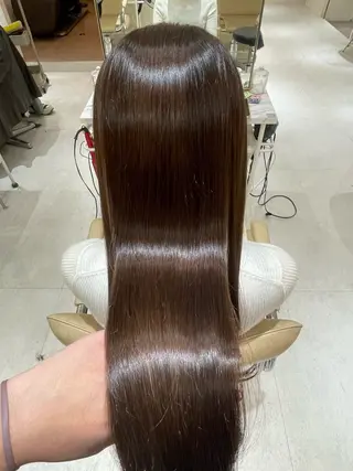 セミロング れな/Zina博多 トレンド/顔周りのヘアスタイル