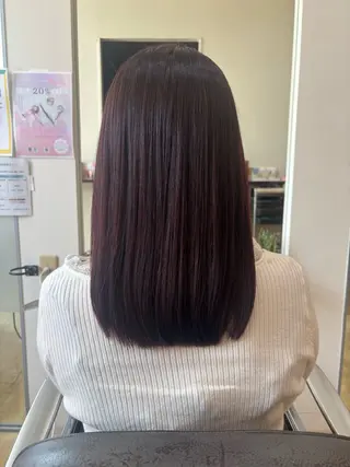セミロング 尾崎 優花のヘアスタイル