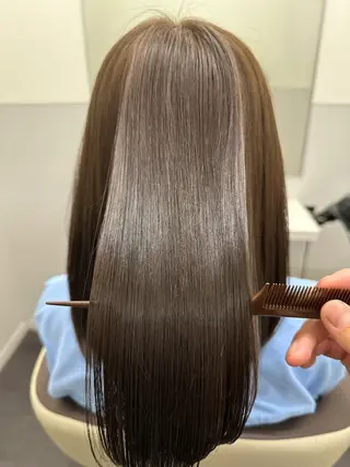 セミロング カラー 【美髪矯正 /髪質改善】RINのヘアスタイル
