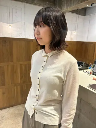 ミディアム ✧ブリーチ/レイヤー /momo✧のヘアスタイル