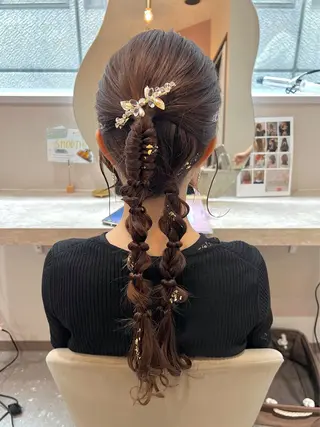 ロング エクステ＆ヘアセット Milaのヘアスタイル