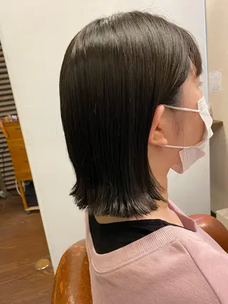 ミディアム カラー liL  hair サトウリョウタのヘアスタイル