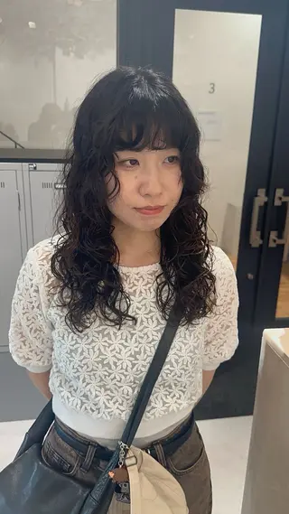 セミロング 小寺 柚初のヘアスタイル