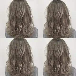 ミディアム カラー 心斎橋韓国ボブ 好原良真のヘアスタイル